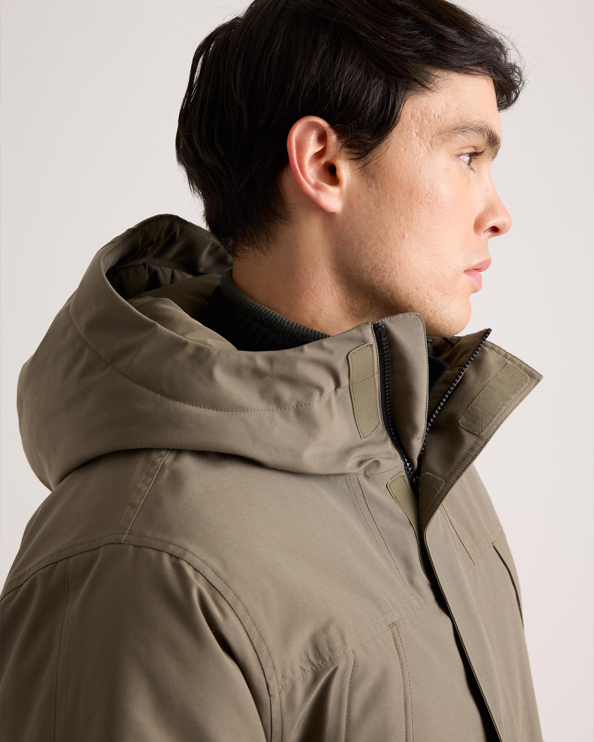Quince | Men's Responsible Down Hooded Parka Recycled Polyester Product Image