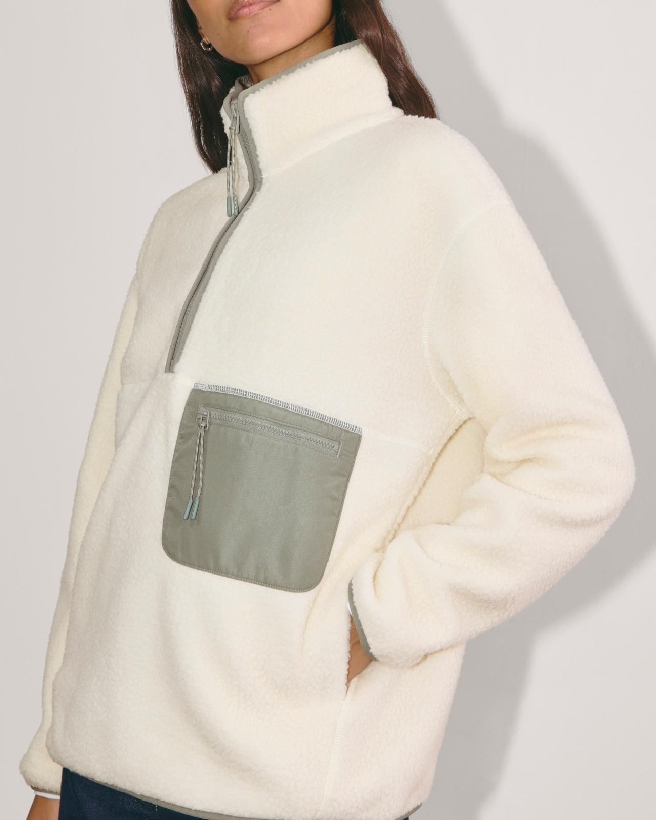 The ReNew Fleece Oversized Half-Zip Product Image