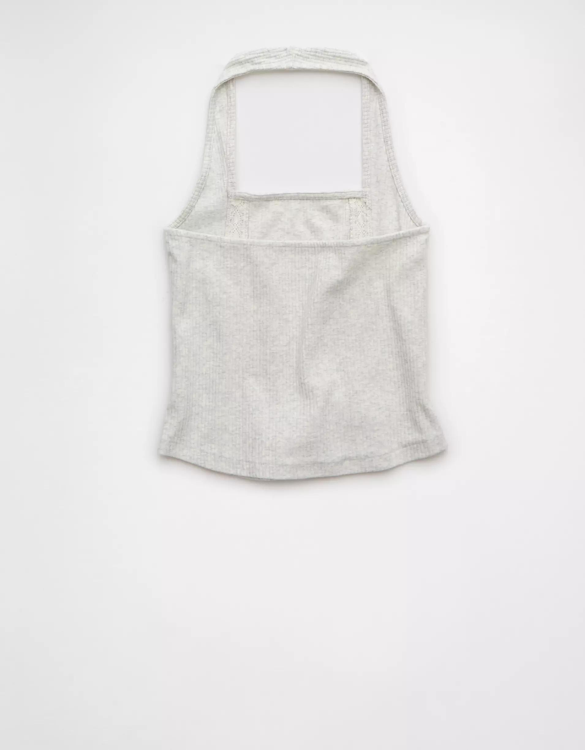 AE Lace Halter Tank Top Product Image