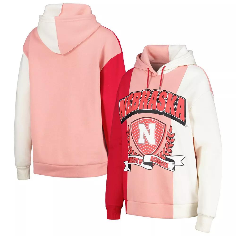 Women's Gameday Couture Scarlet Nebraska Huskers Hall of Fame Colorblock Pullover Hoodie, Size: Small, Red Product Image