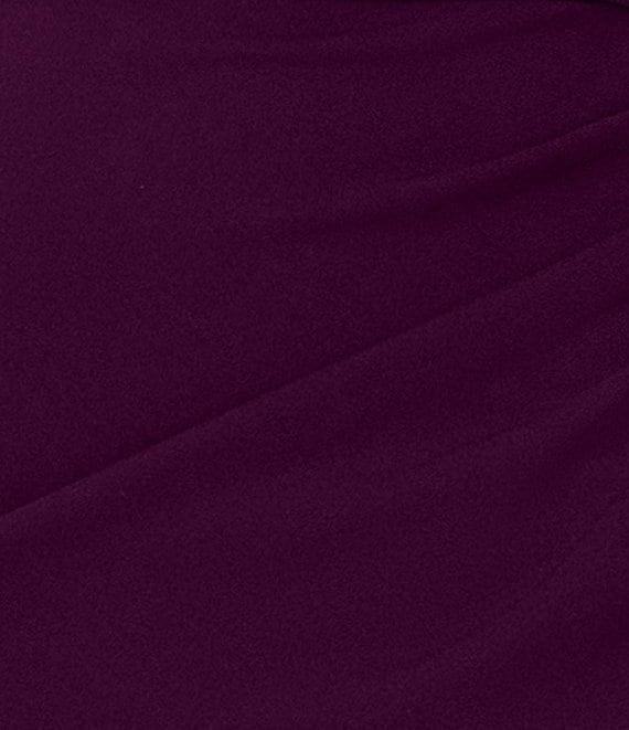 Betsy & Adam Petite Size Short Sleeve Satin Charmeuse Long Dress Product Image