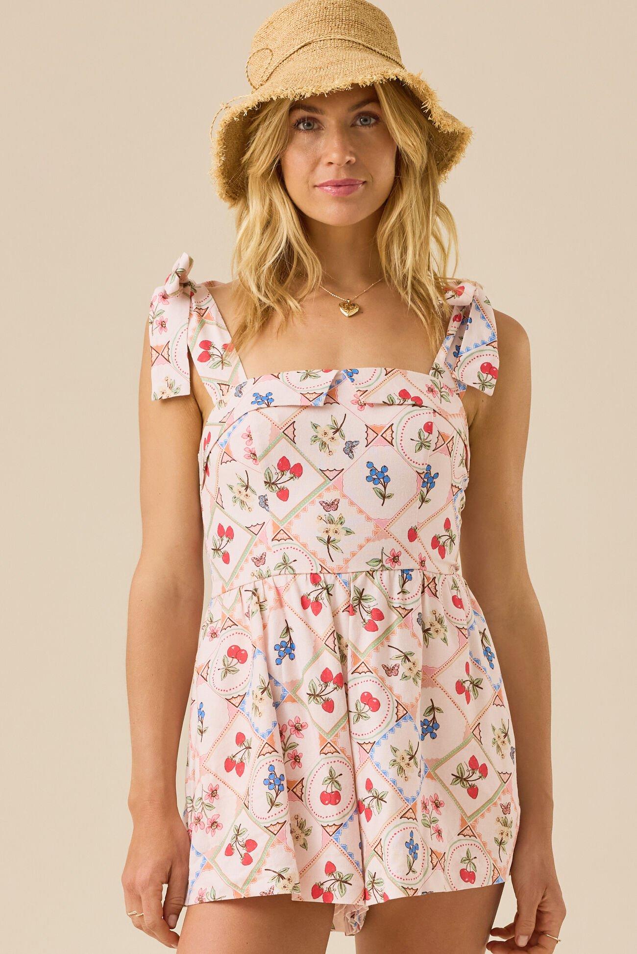 Mykonos Printed Romper Product Image
