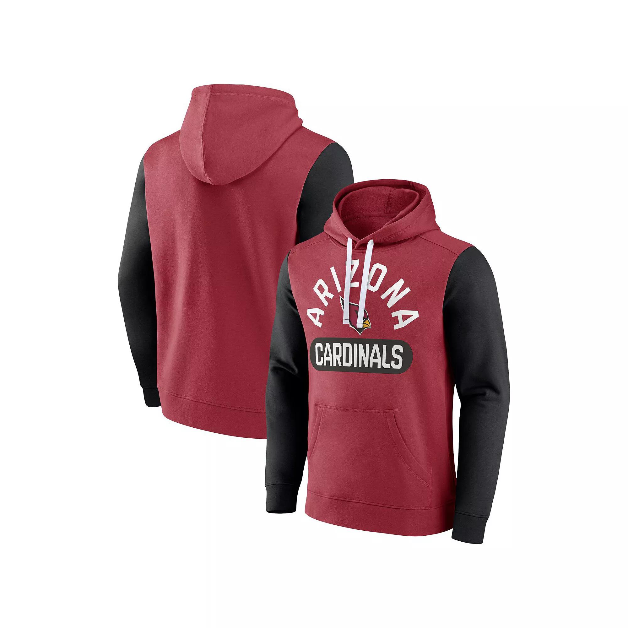 Men's Fanatics Branded Cardinal Arizona Cardinals Extra Point Pullover Hoodie, Size: 3XL, Red Product Image