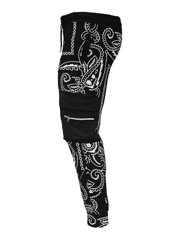 Men's Paisley Print Tapered Pants Product Image