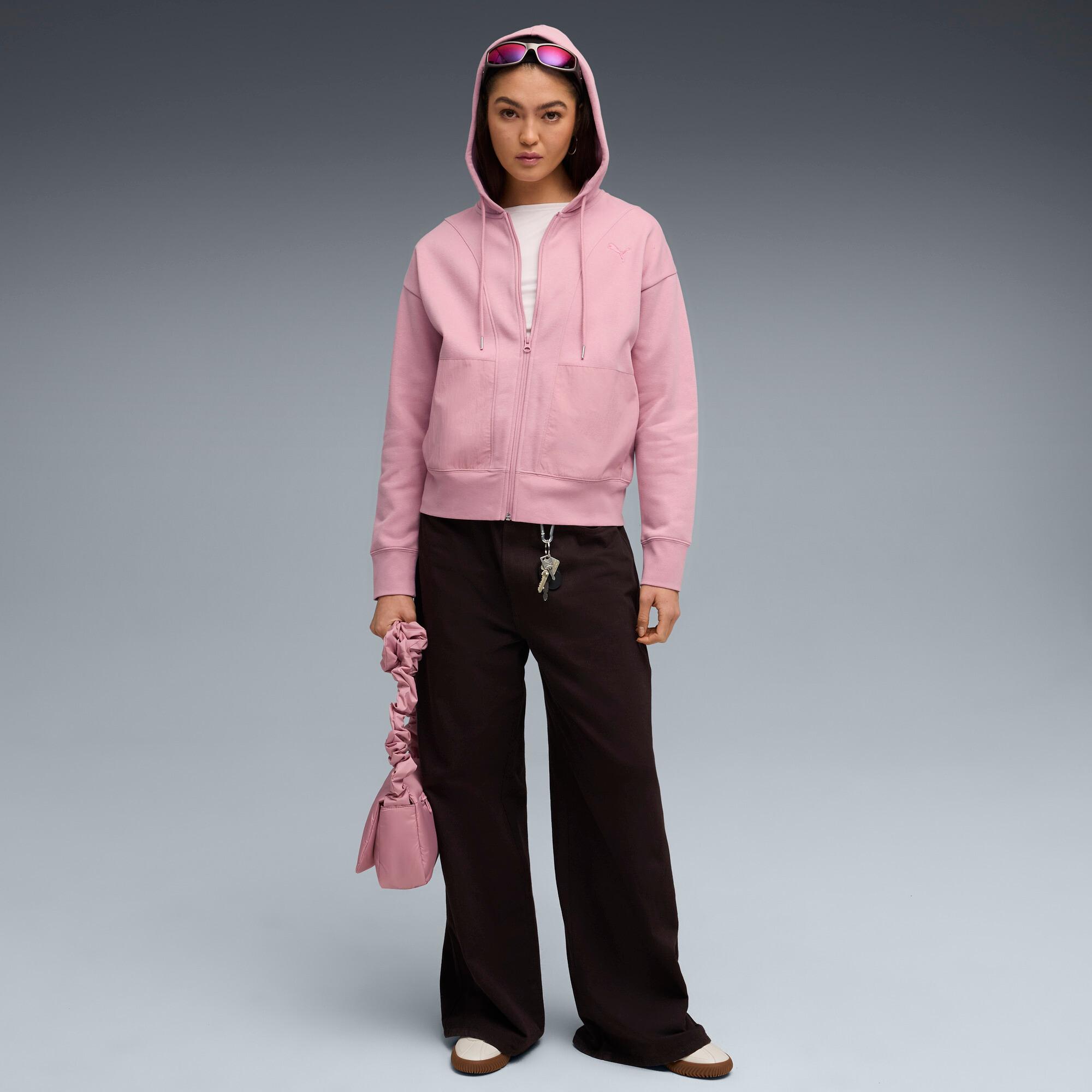 PUMA HER Relaxed Full-Zip Hoodie Women Product Image
