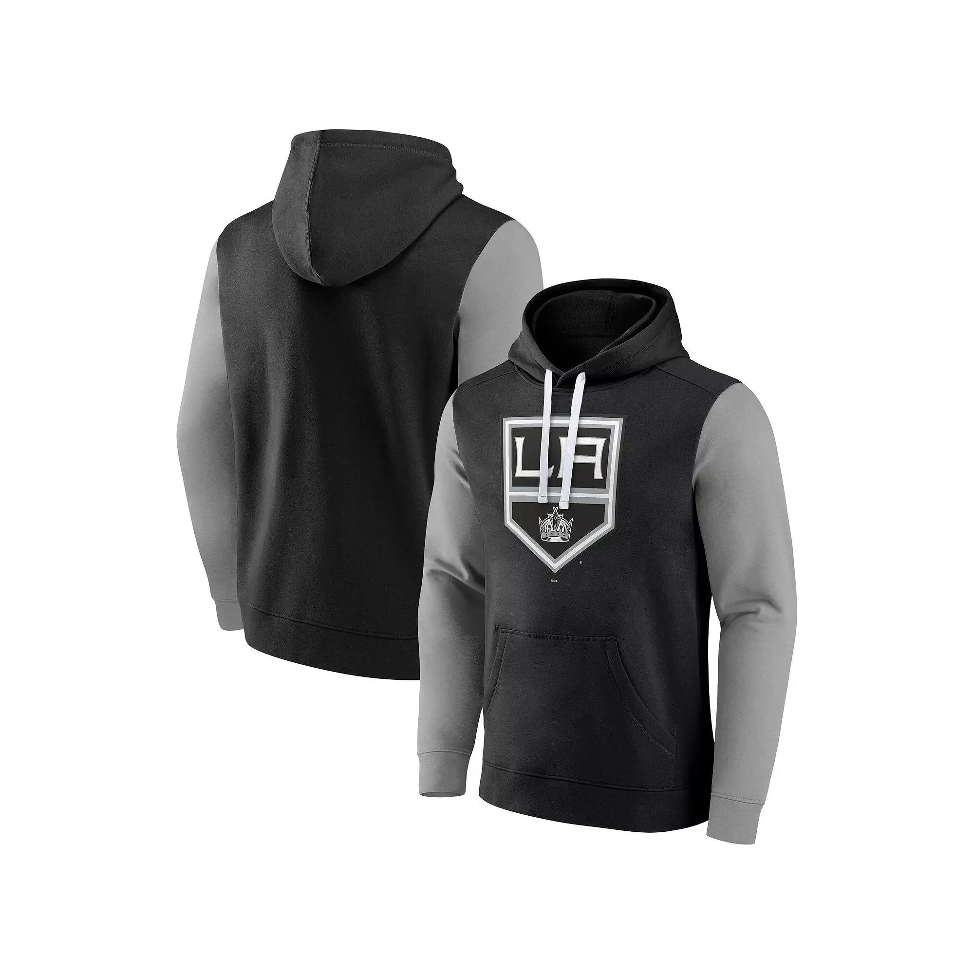 Men's Fanatics Black Los Angeles Kings Team Pullover Hoodie,  Product Image