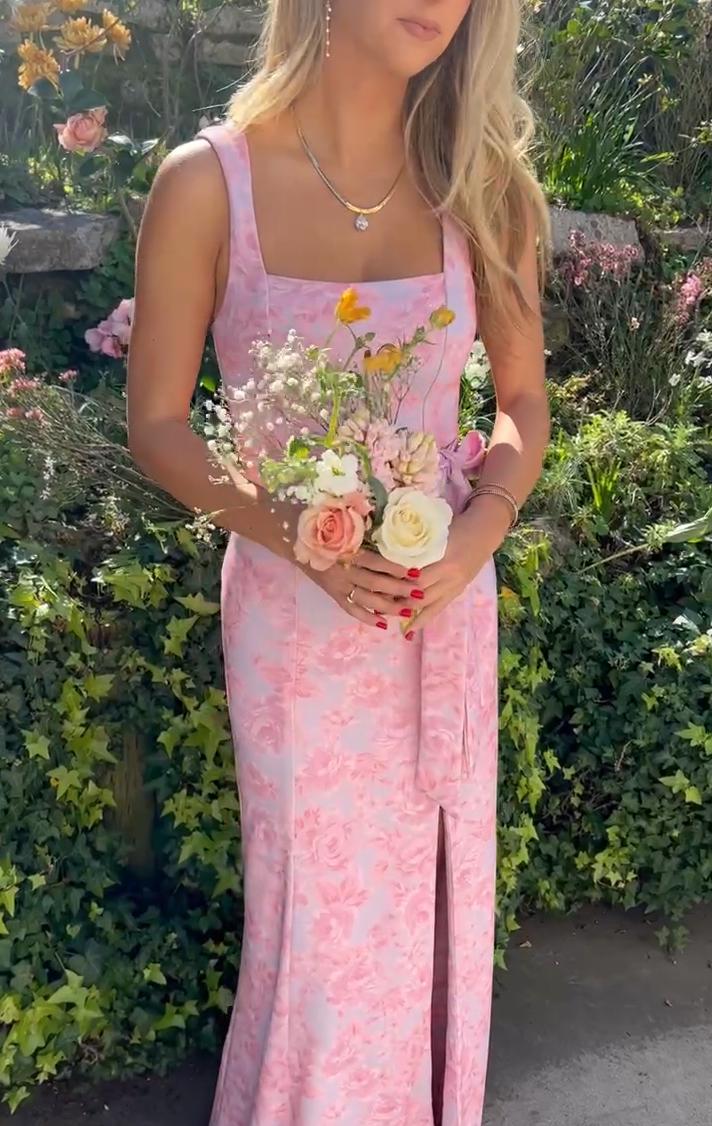 Paris Gown ~ Blushing Floral Stretch Product Image