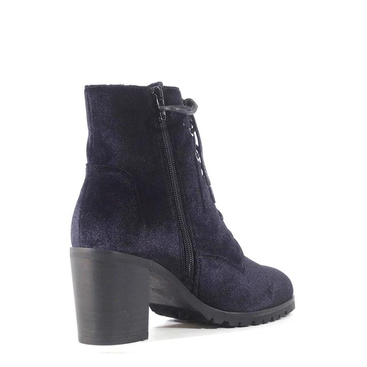 Timothy Velvet Booties Product Image