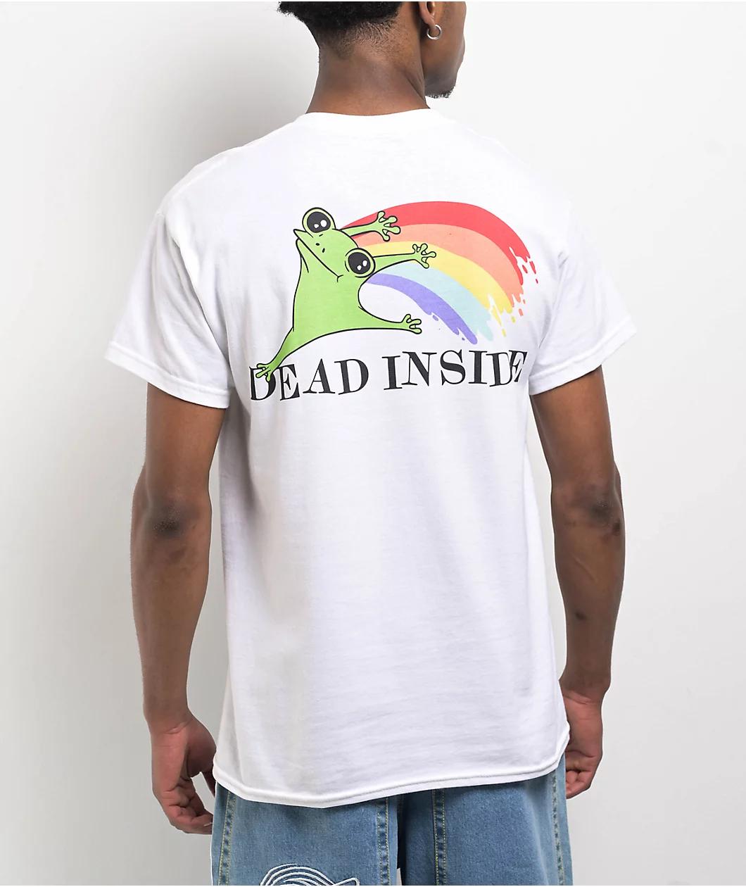 A.LAB Dead Inside White T-Shirt Product Image