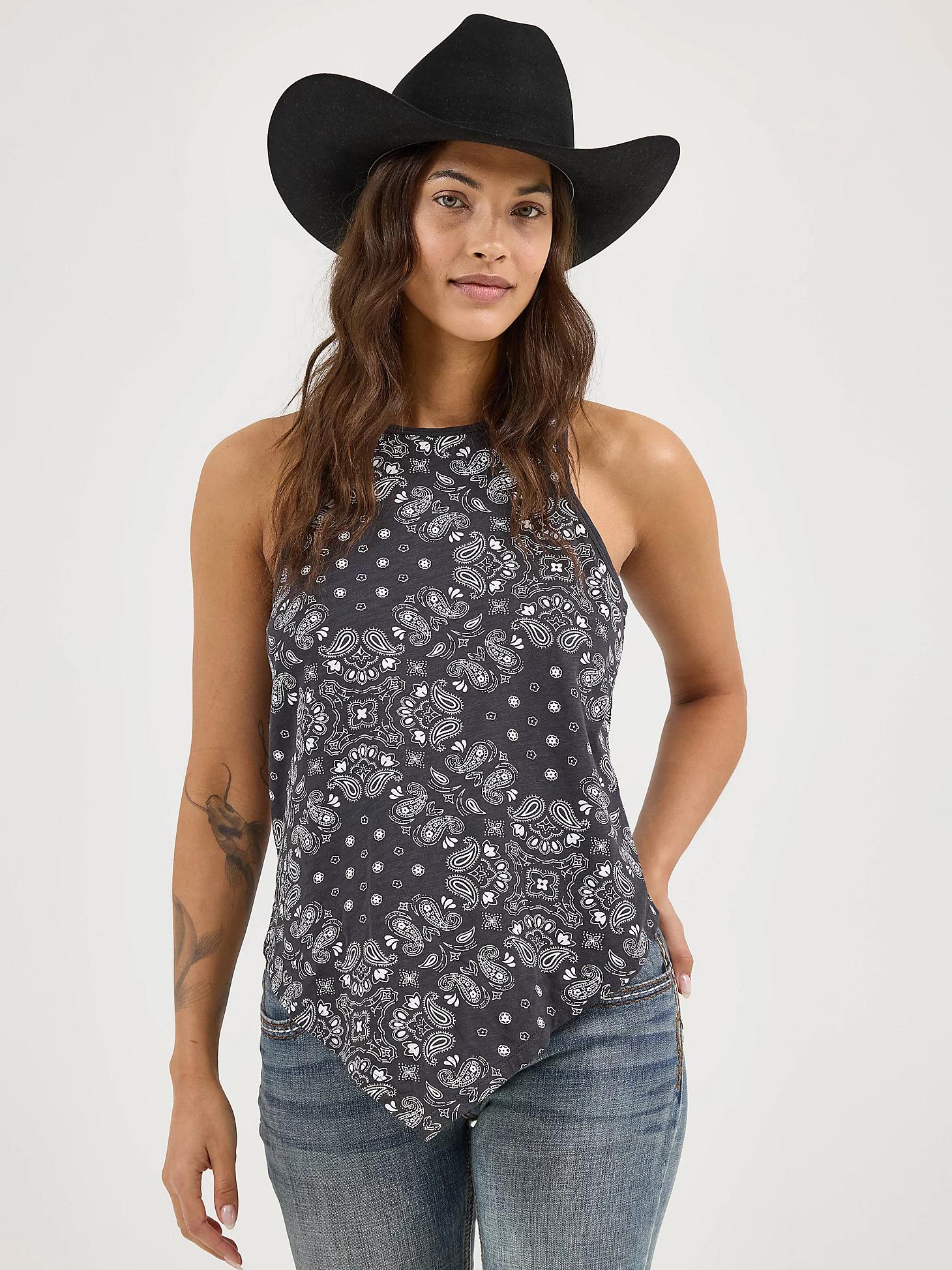Women's Wrangler Allover Bandana Print Tank Product Image