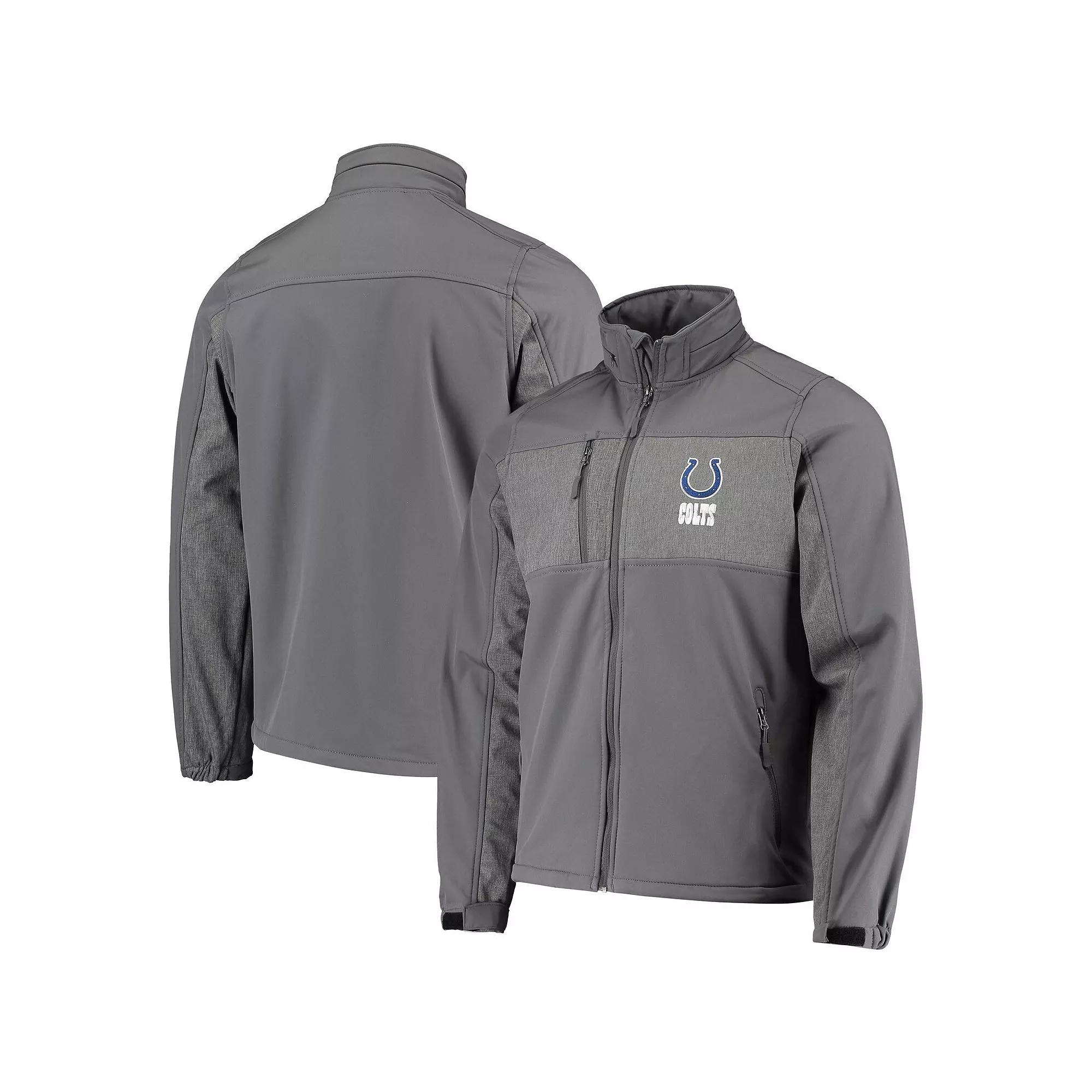 Men's Dunbrooke Graphite Indianapolis Colts Circle Zephyr Softshell Full-Zip Jacket,  Product Image