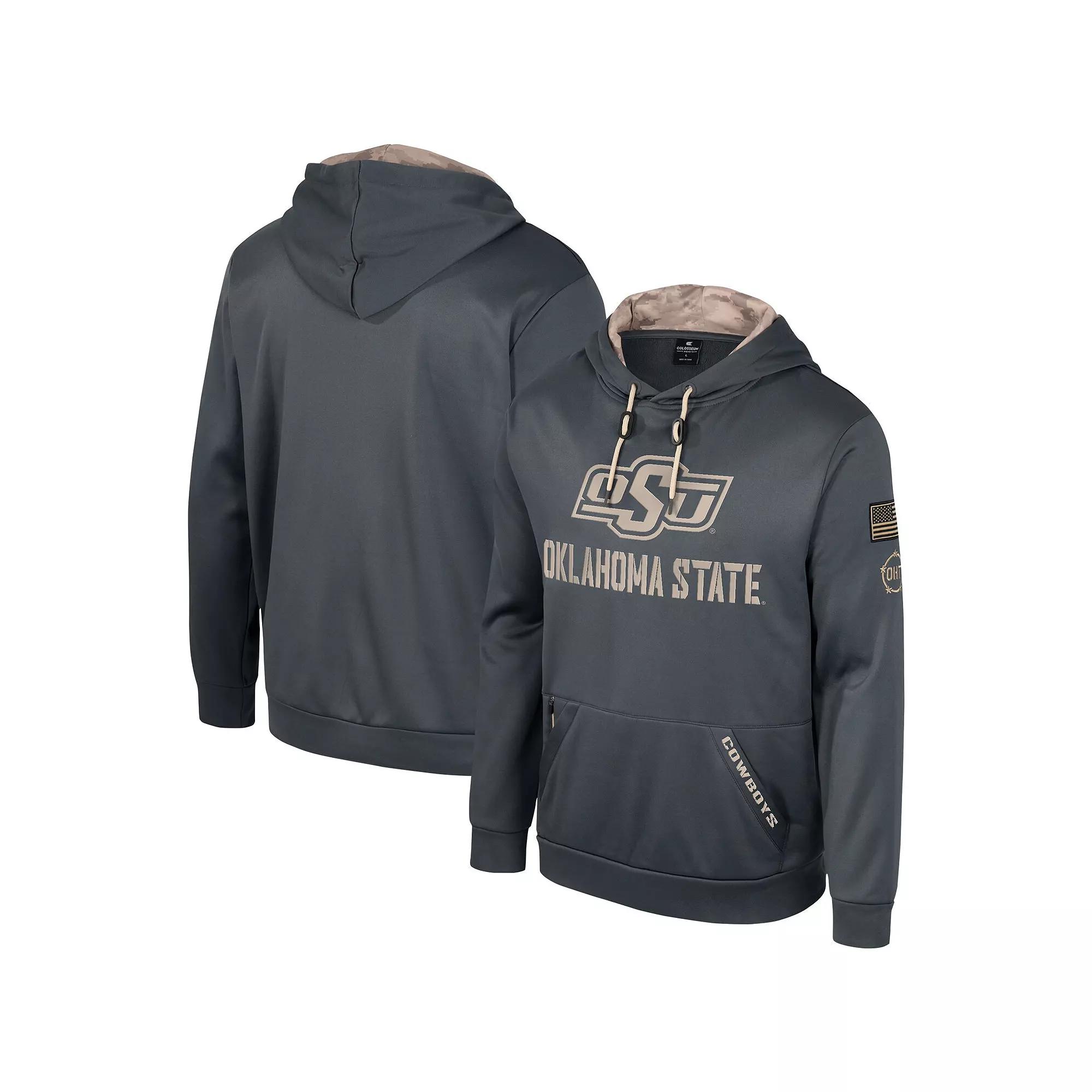 Men's Colosseum Charcoal Alabama Crimson Tide OHT Military Appreciation Pullover Hoodie,  Product Image