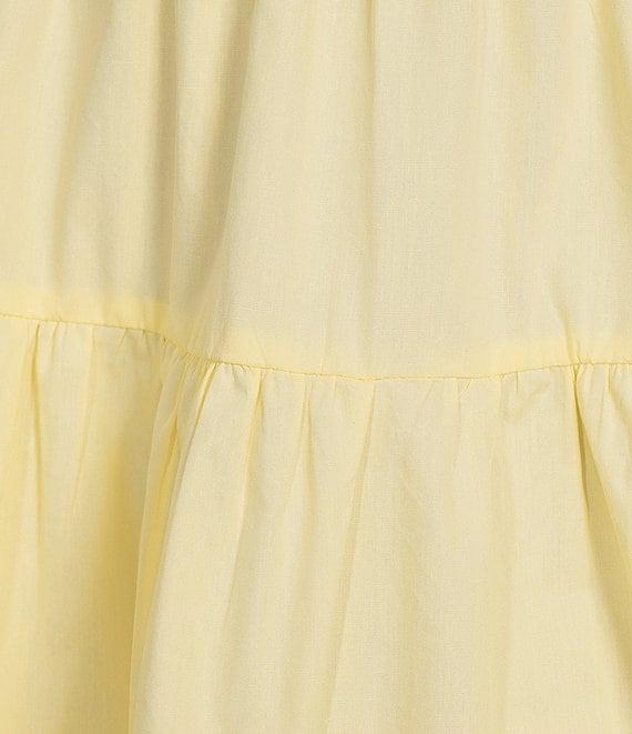 Dee Elly Floral Print Square Neck Short Puff Sleeve Dress Product Image