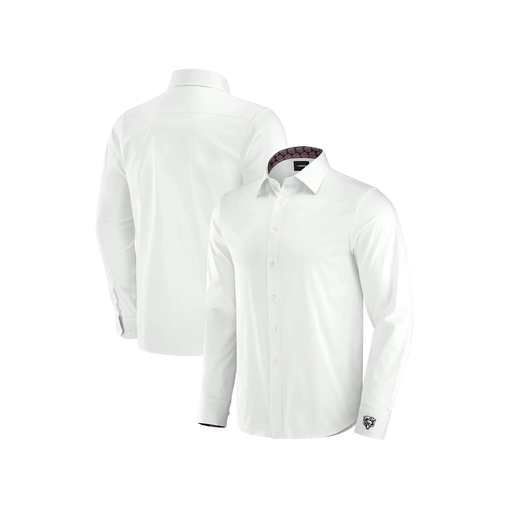 Men's J. Palmer White Las Vegas Raiders Man-In-Motion Long Sleeve Button-Up Dress Shirt,  Product Image
