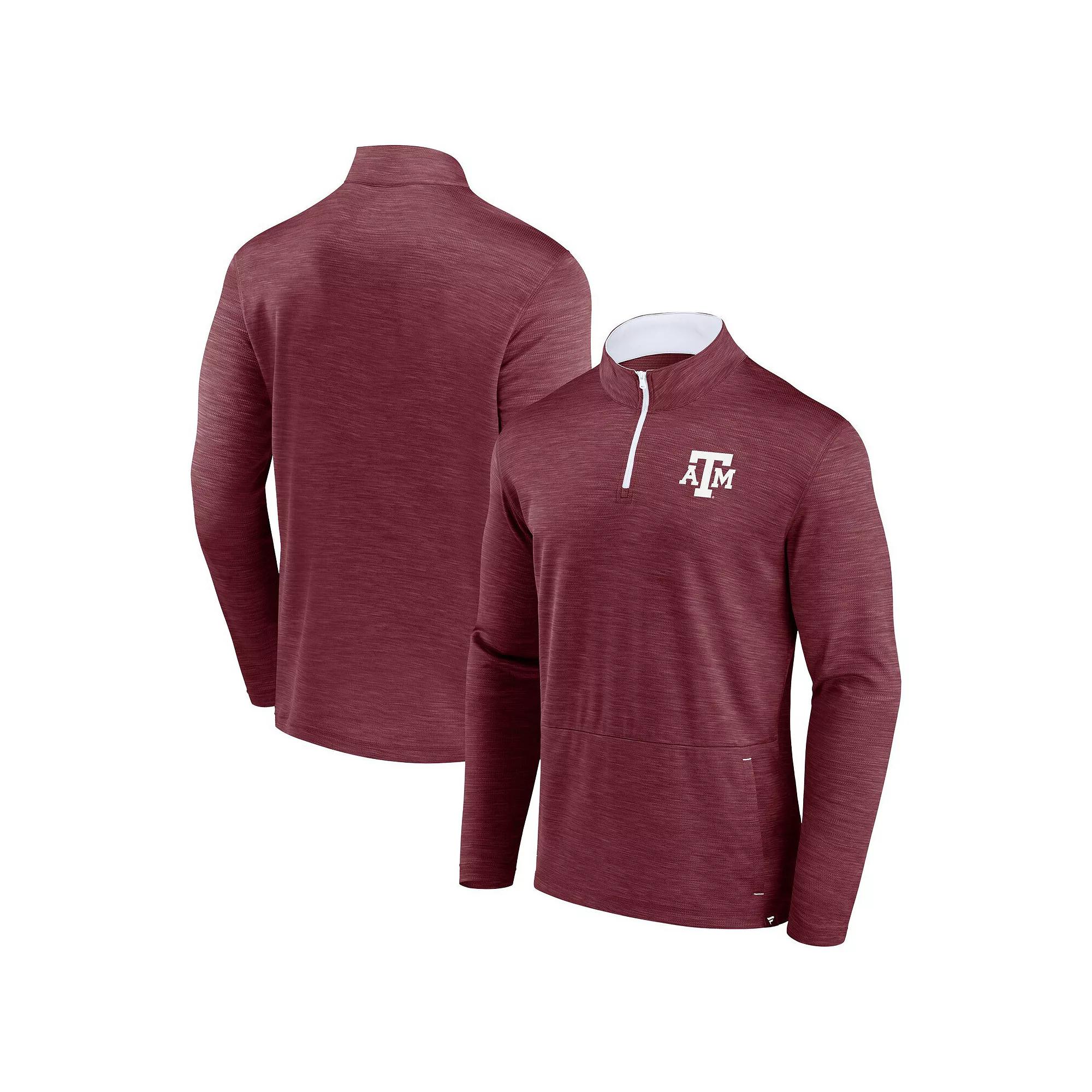 Men's Fanatics Branded Maroon Texas A&M Aggies Classic Homefield Quarter-Zip Top,  Product Image