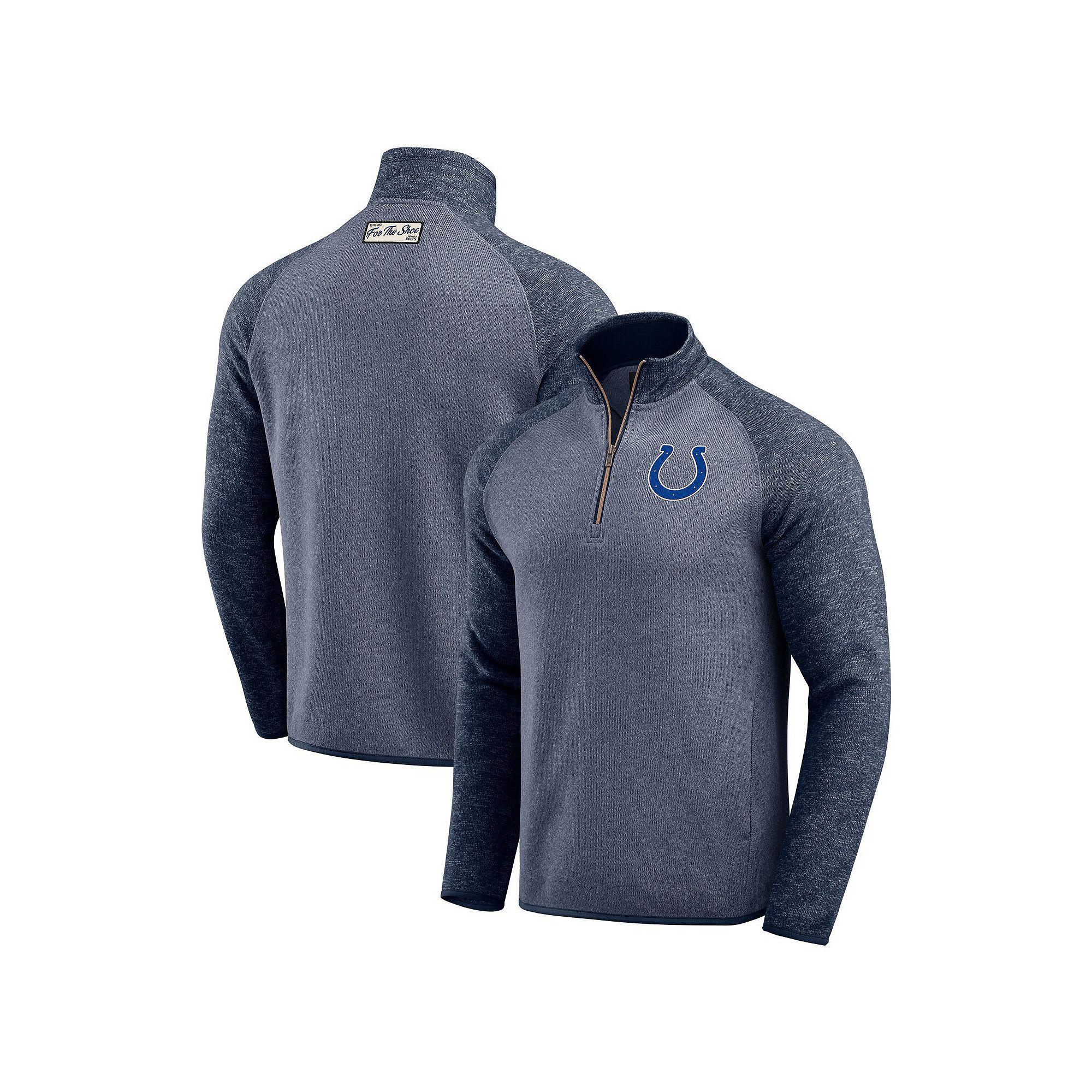 Men's Darius Rucker Collection by Fanatics Navy New England Patriots Tonal Quarter-Zip Jacket, Size: Medium, Blue Product Image
