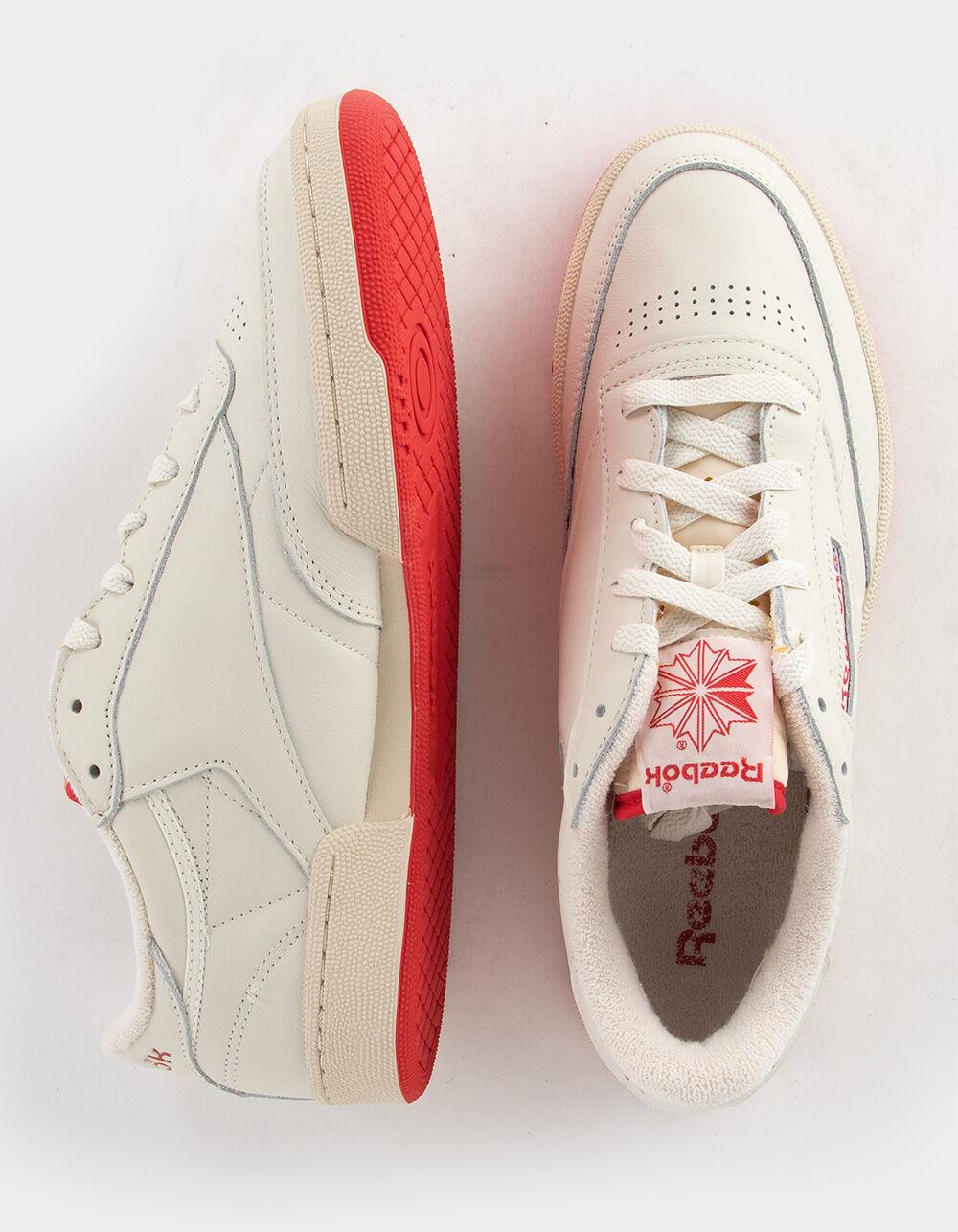 REEBOK Club C 85 Vintage Shoes - WHT/RED Product Image