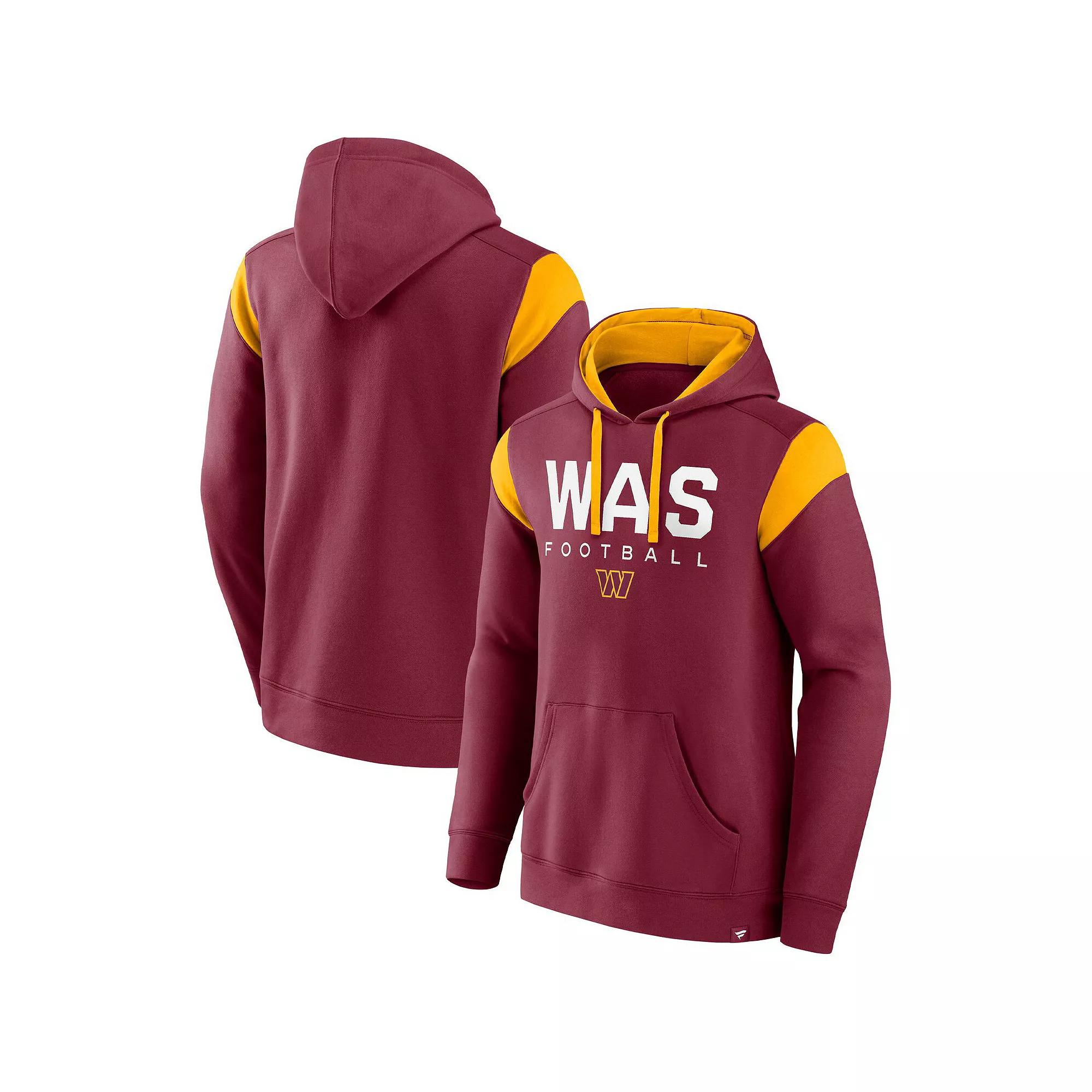Men's Fanatics Branded Burgundy Washington Commanders Call The Shot Pullover Hoodie, Size: Large, Wft Med Re Product Image