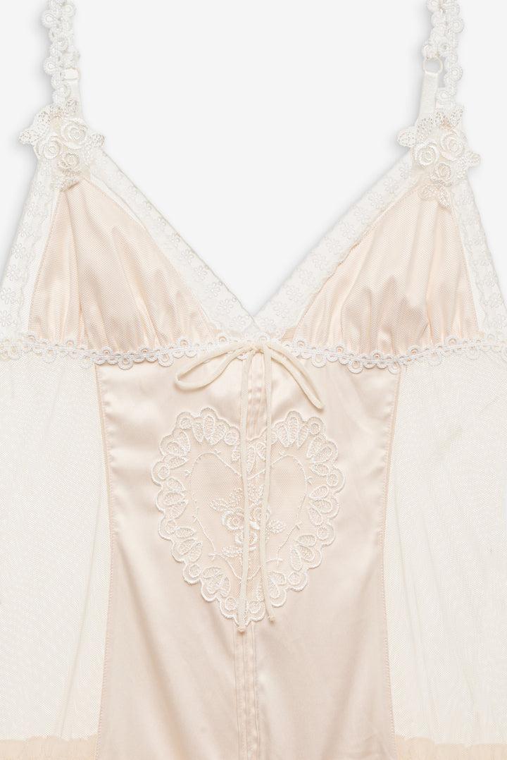 Vintage Embroidery Slip — White Product Image