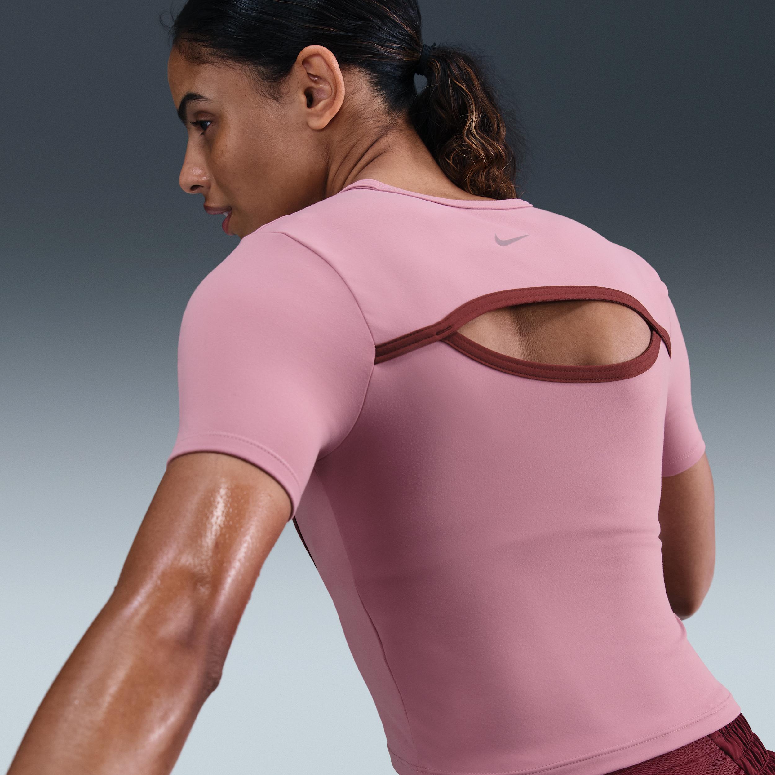 Nike Women's One Fitted Dri-FIT Short-Sleeve Top Product Image