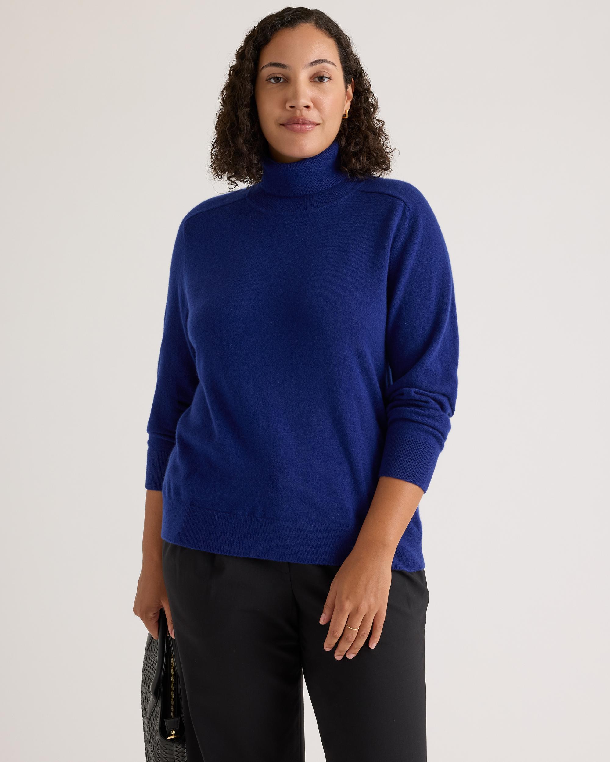 Quince | Women's Mongolian Cashmere Turtleneck Sweater Size XL Product Image