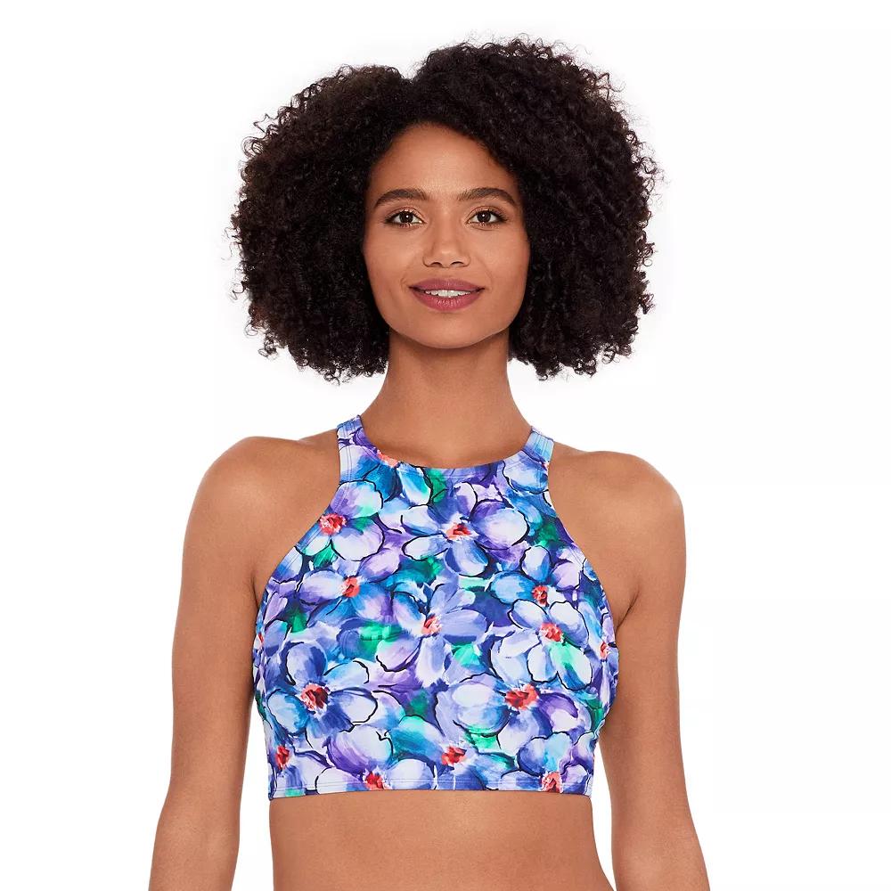 Women's Eco Beach Strappy Back Longline Bikini Top,  Product Image