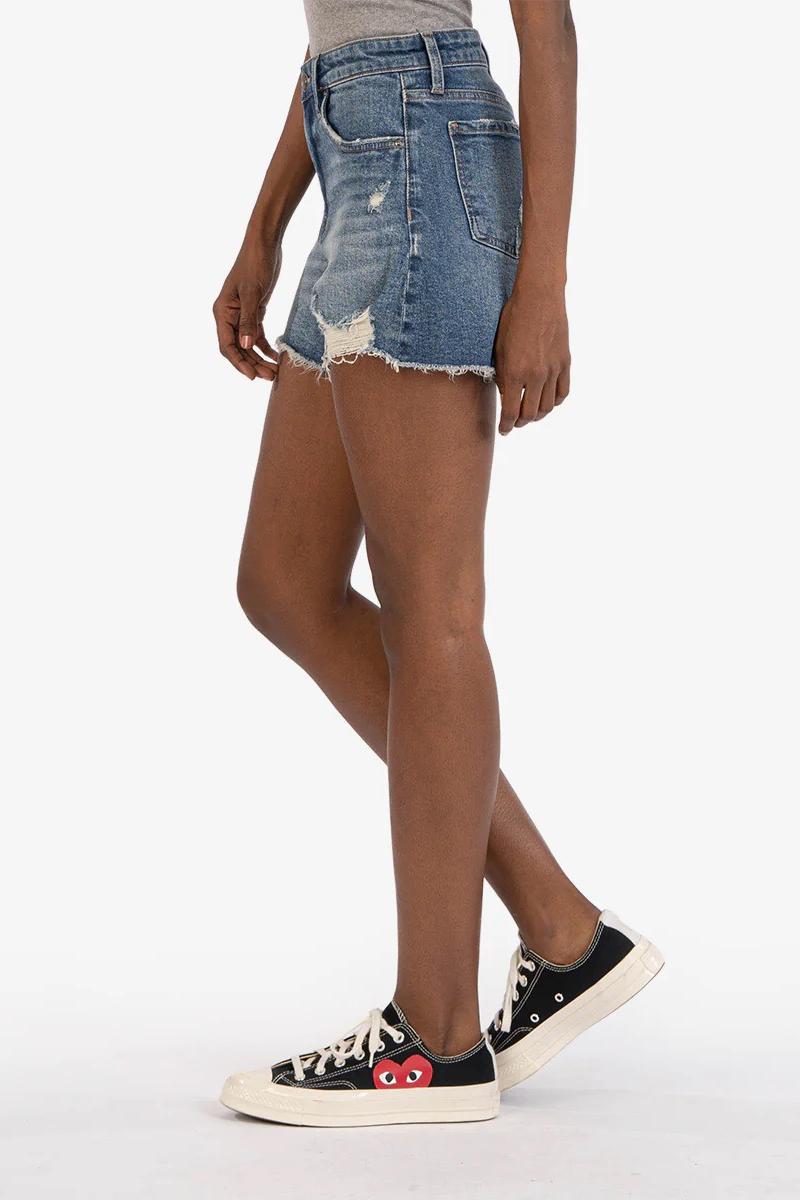 Jane High Rise Long Short- Companion Wash Product Image