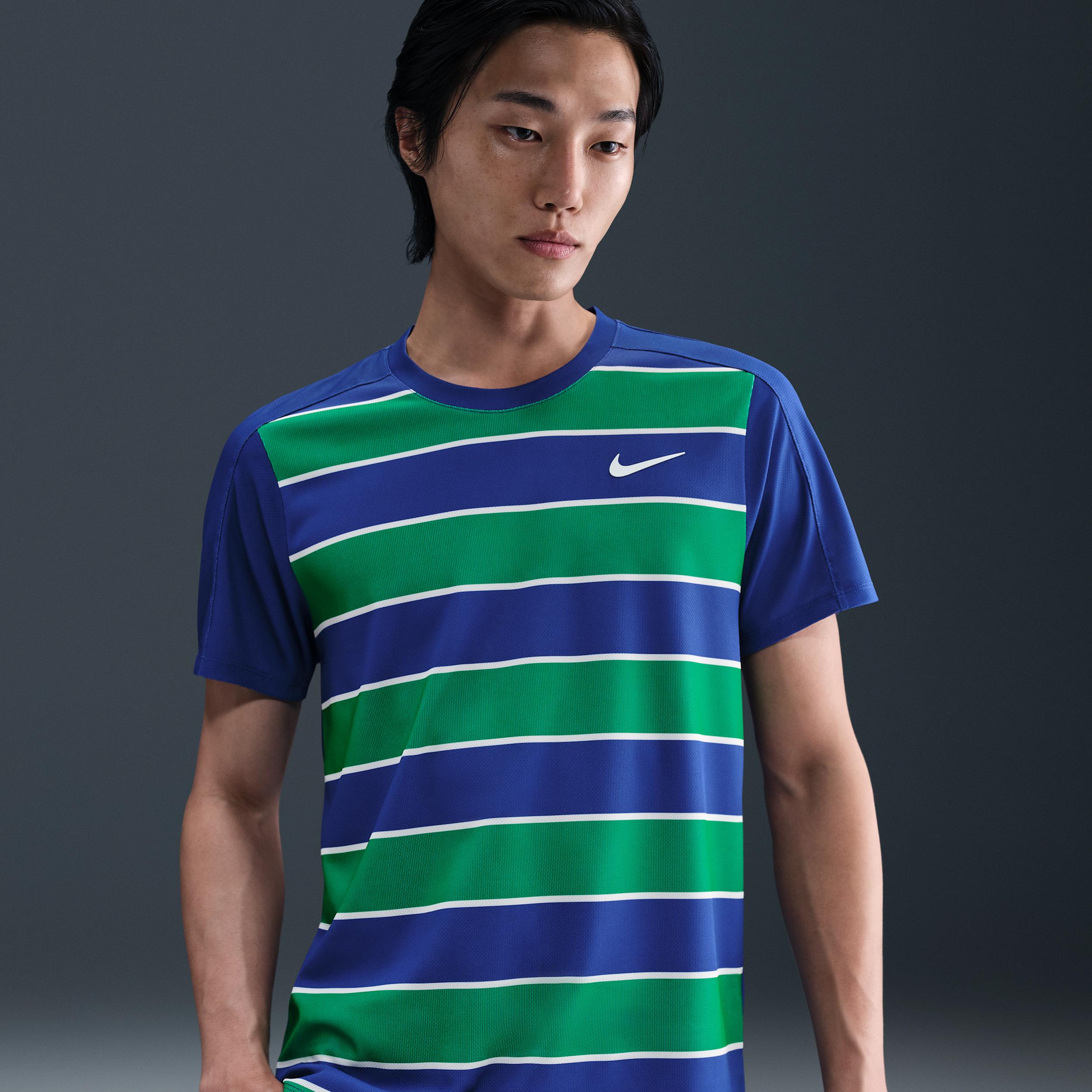 Nike Mens Court Slam Dri-FIT ADV Tennis Top | FZ6934-539 Product Image