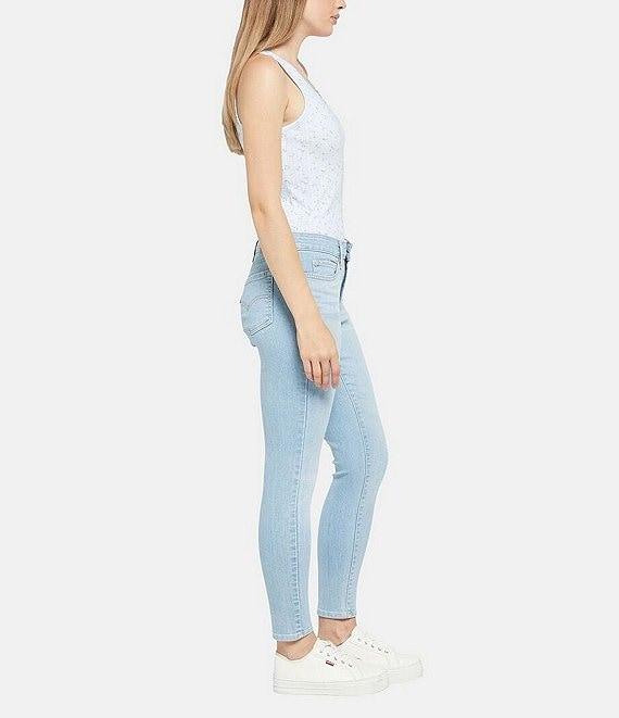 Levi's® 711 Mid Rise Light Wash Skinny Jeans Product Image