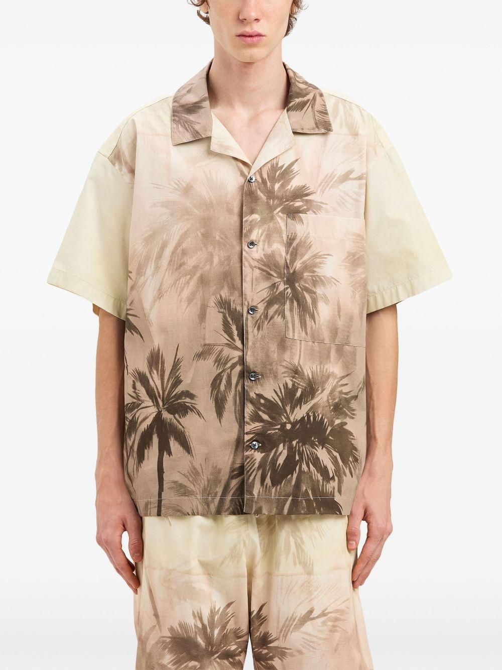 Sunset Palms Bowling shirt Product Image