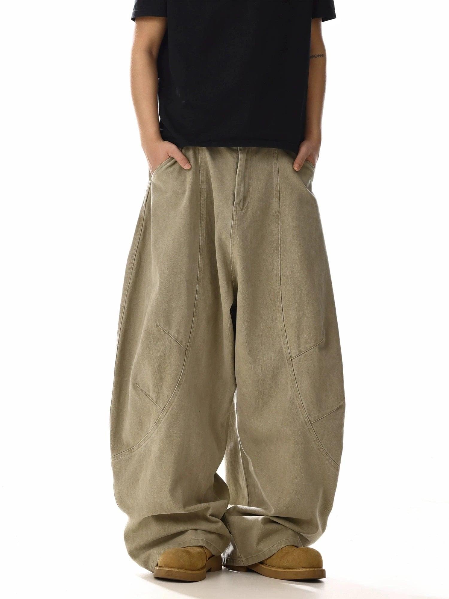 RT No. 19836 KHAKI SCIMITAR BAGGY PANTS Product Image
