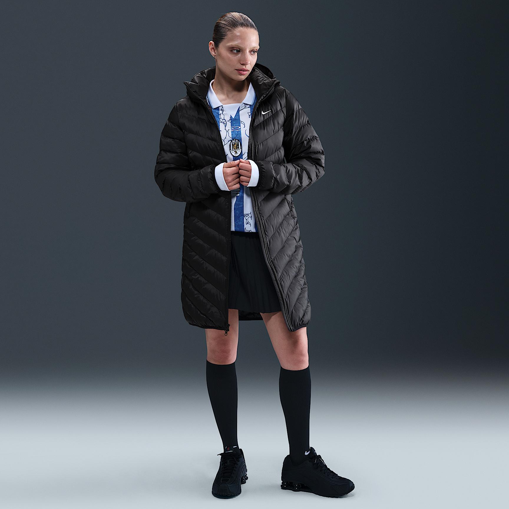 Womens Nike Sportswear Windpuffer Therma-FIT Hooded Parka | HV2460-010 Product Image