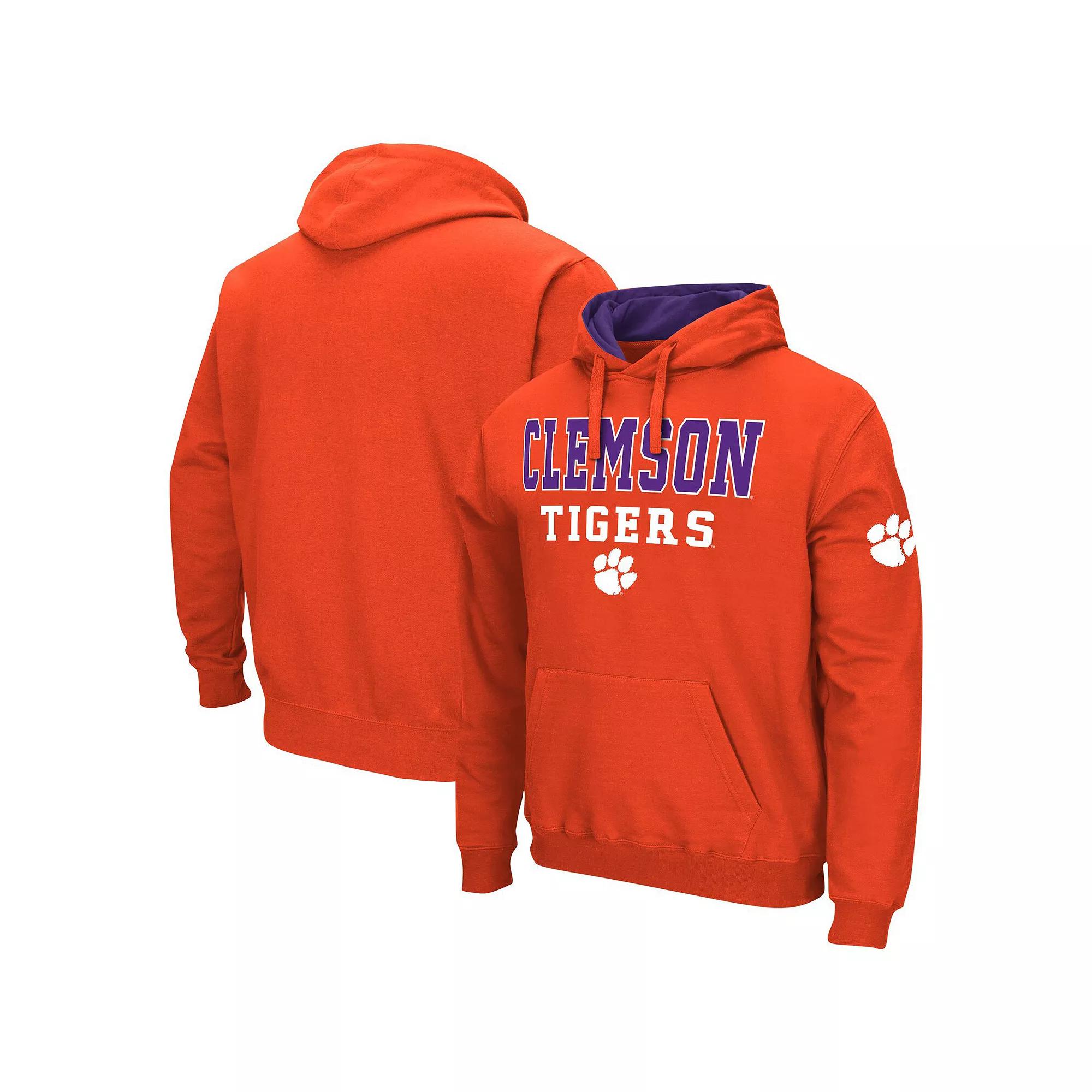 Men's Colosseum Orange Clemson Tigers Sunrise Pullover Hoodie,  Product Image