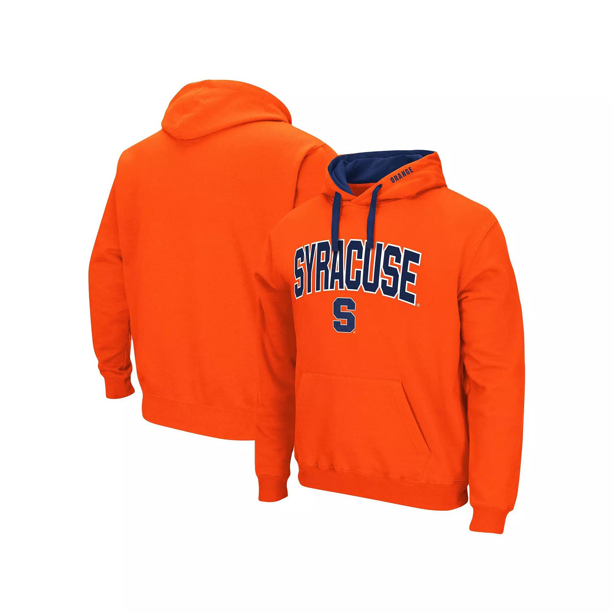 Men's Colosseum Orange Syracuse Orange Big & Tall Arch & Logo 2.0 Pullover Hoodie,  Product Image