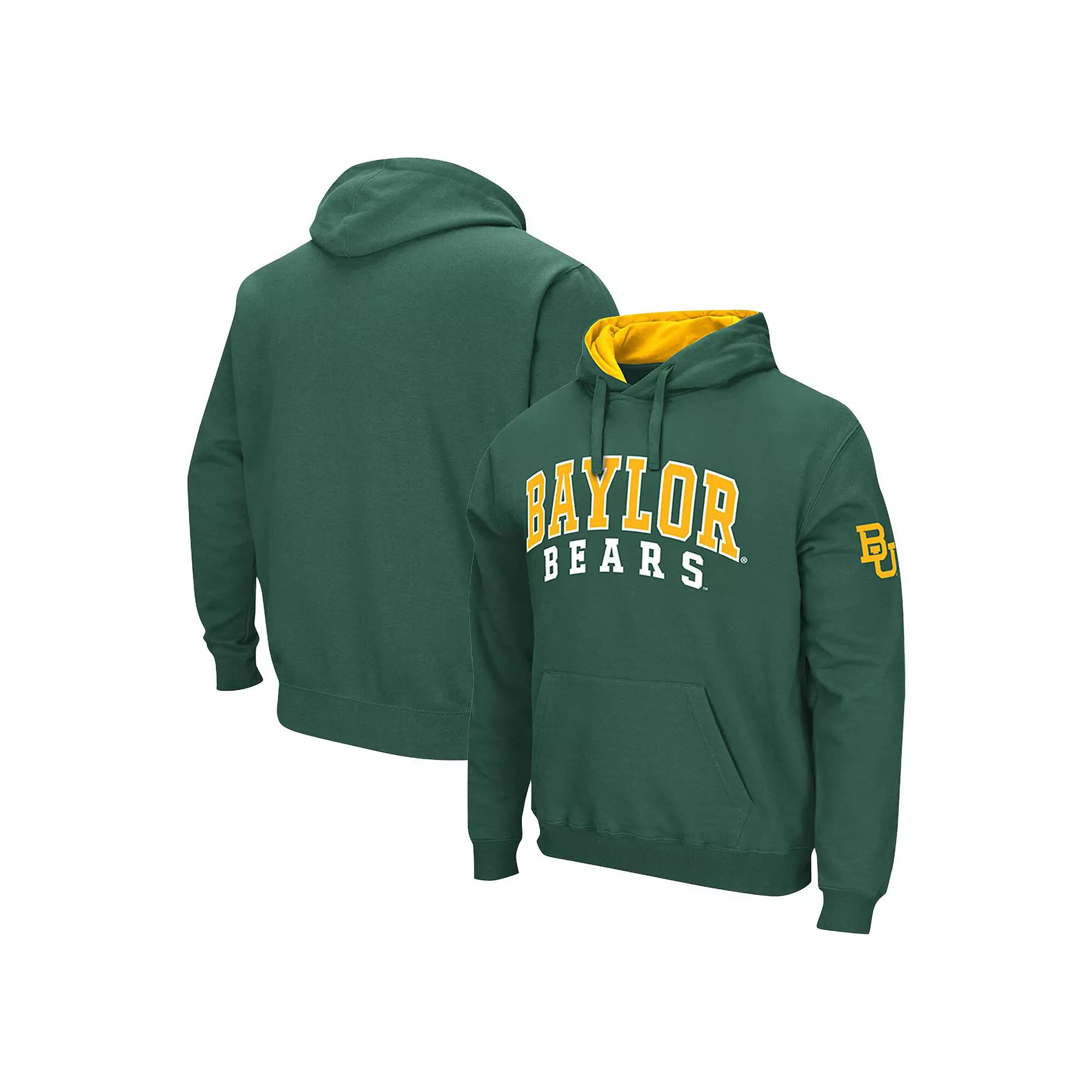 Men's Colosseum Green Baylor Bears Double Arch Pullover Hoodie, Size: XL, Bay Green Product Image