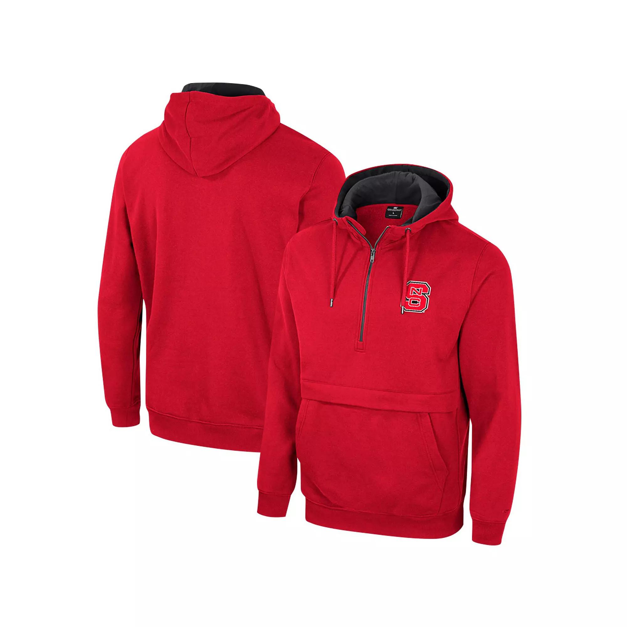 Men's Colosseum Red Utah Utes Team Half-Zip Pullover Hoodie, Size: Large, Ute Red Product Image