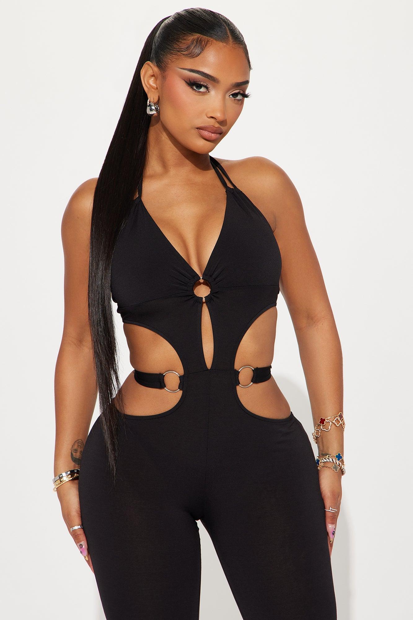 All Loved Up Jumpsuit - Black Product Image