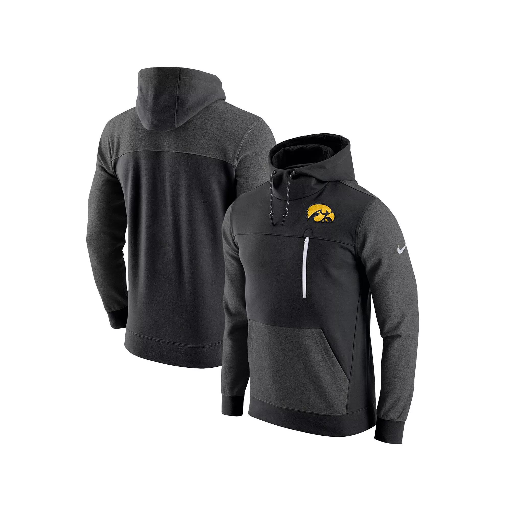 Men's Nike Black Iowa Hawkeyes AV-15 2.0 Slim Fit Pullover Hoodie,  Product Image