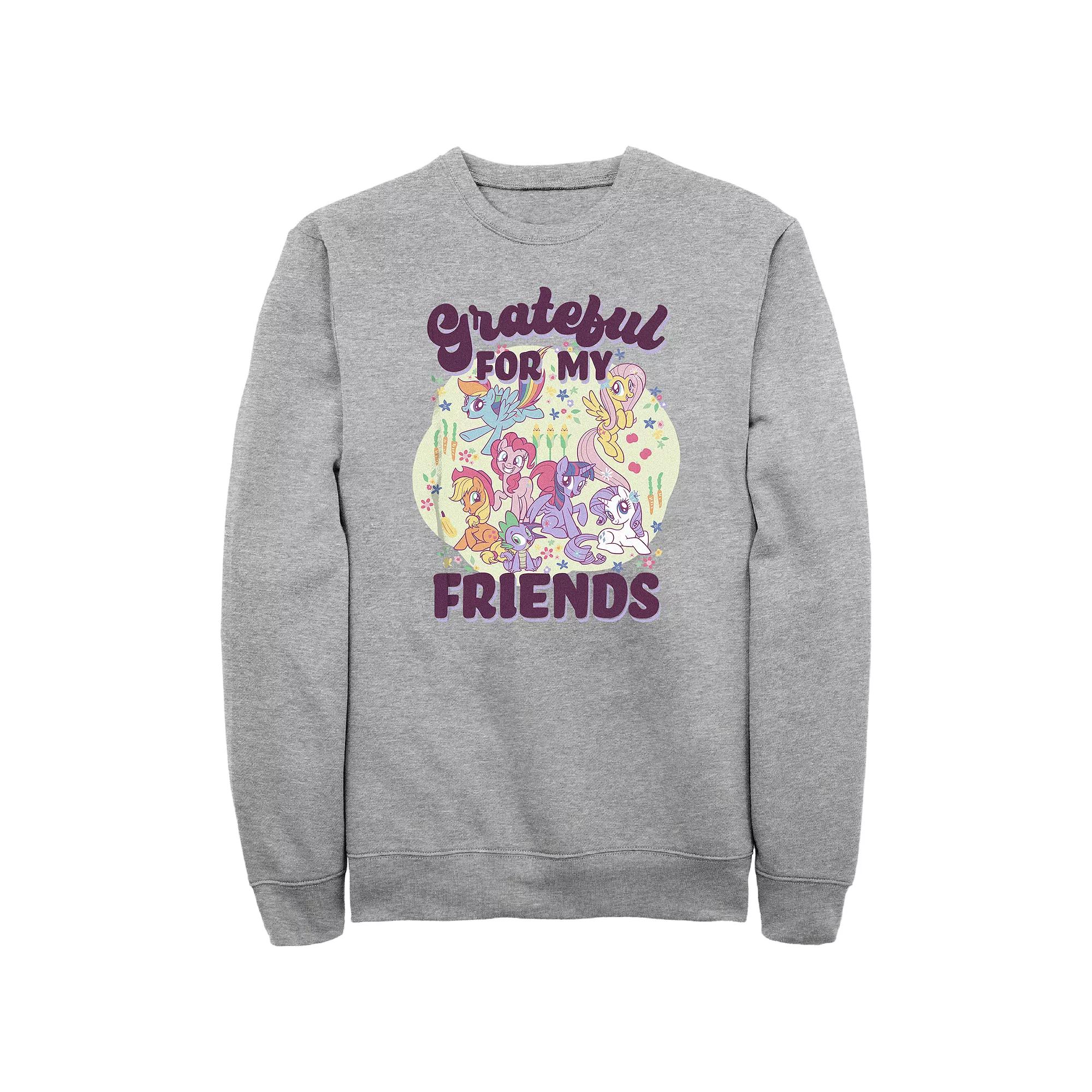 Men's My Little Pony Grateful For My Friends Graphic Fleece,  Product Image