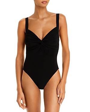 Norma Kamali Twisted One Piece Swimsuit Product Image