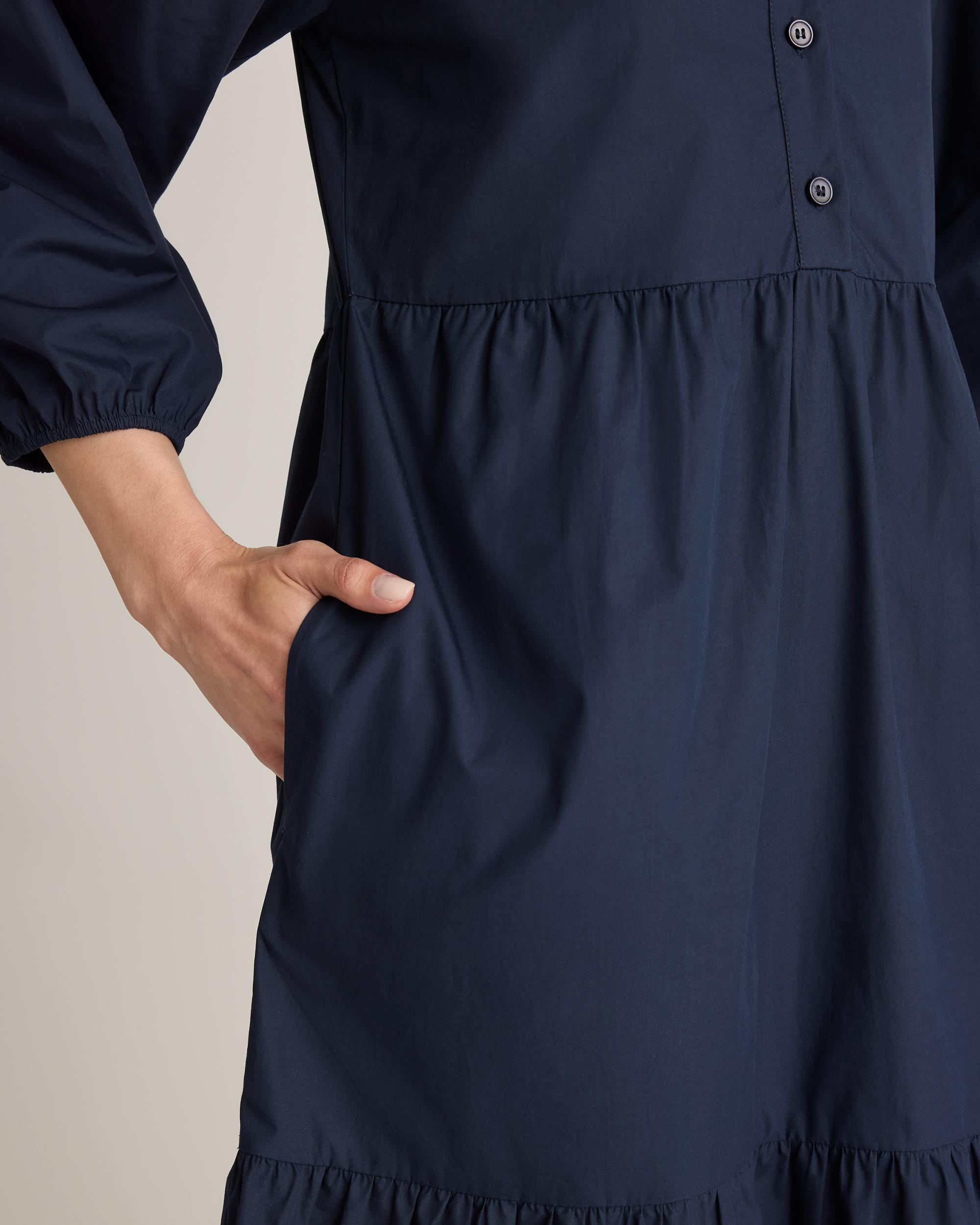 Quince | Women's Poplin Midi Tunic Dress Size XL, Organic Cotton Product Image