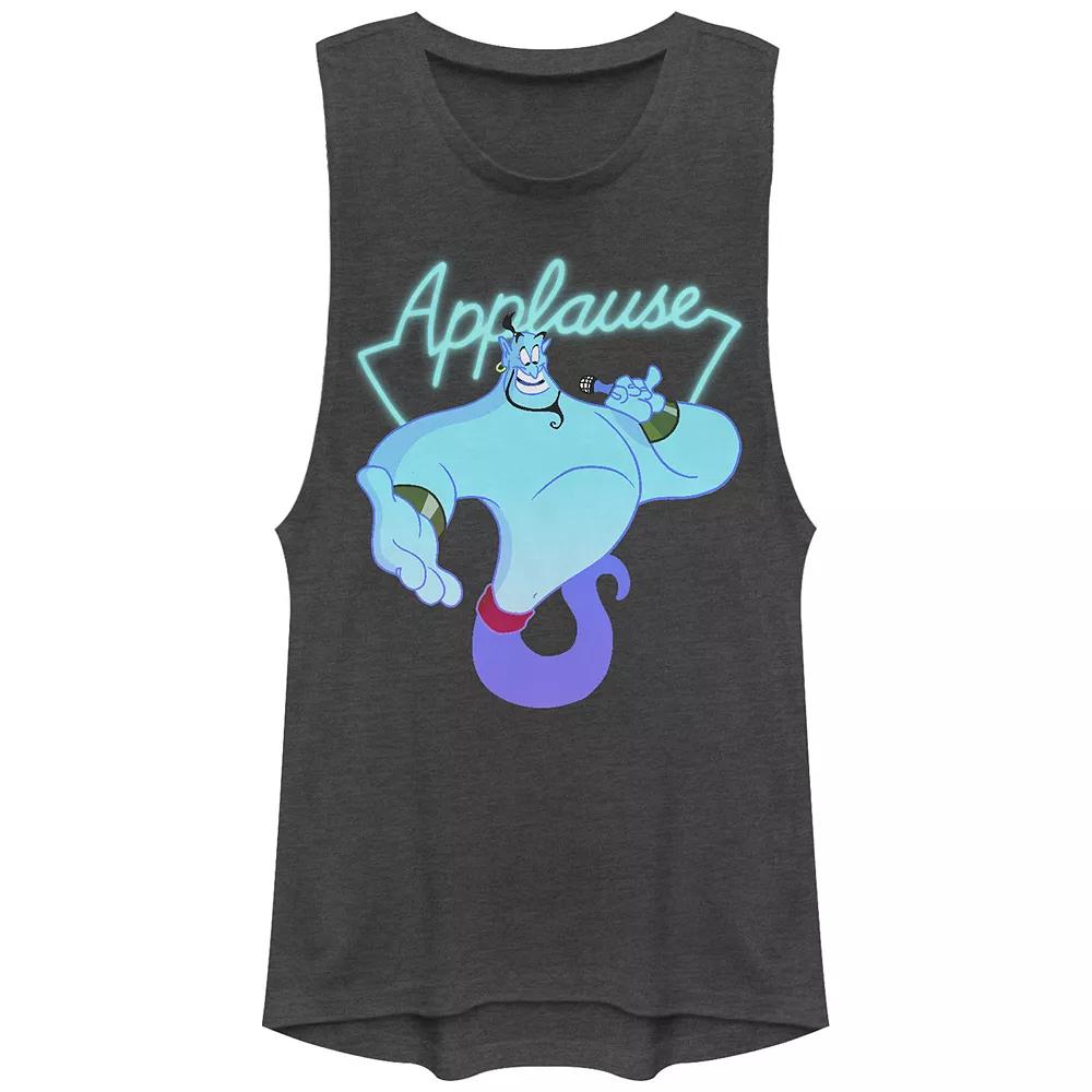 Disney's Aladdin Juniors' Genie Applause Sign Festival Muscle Tank, Women's,  Product Image