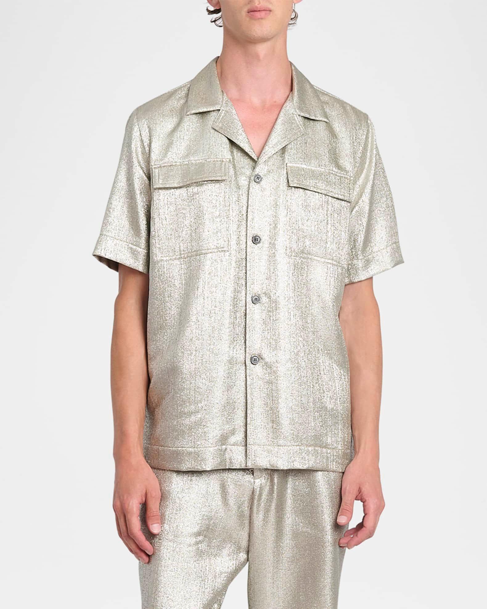 Men's Cameron Metallic Camp Shirt Product Image