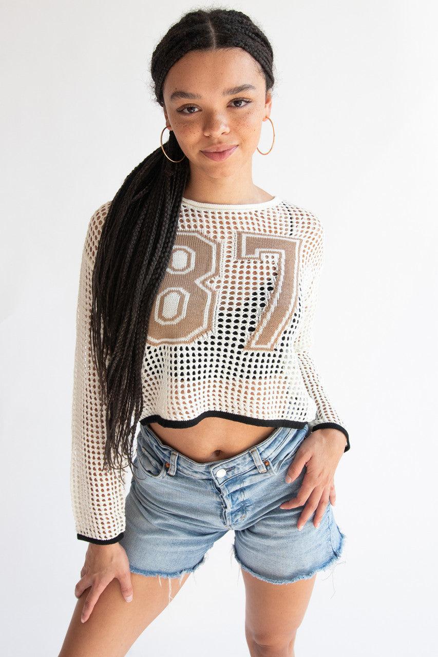 Knit Mesh Stitch 87 Sweater Product Image