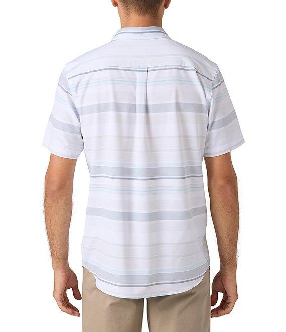 O'Neill TRVLR UPF Traverse Relaxed Fit Short Sleeve Striped Woven Shirt Product Image