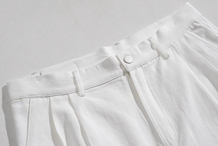 RT No. 9371 OFF WHITE STRAIGHT PANTS Product Image