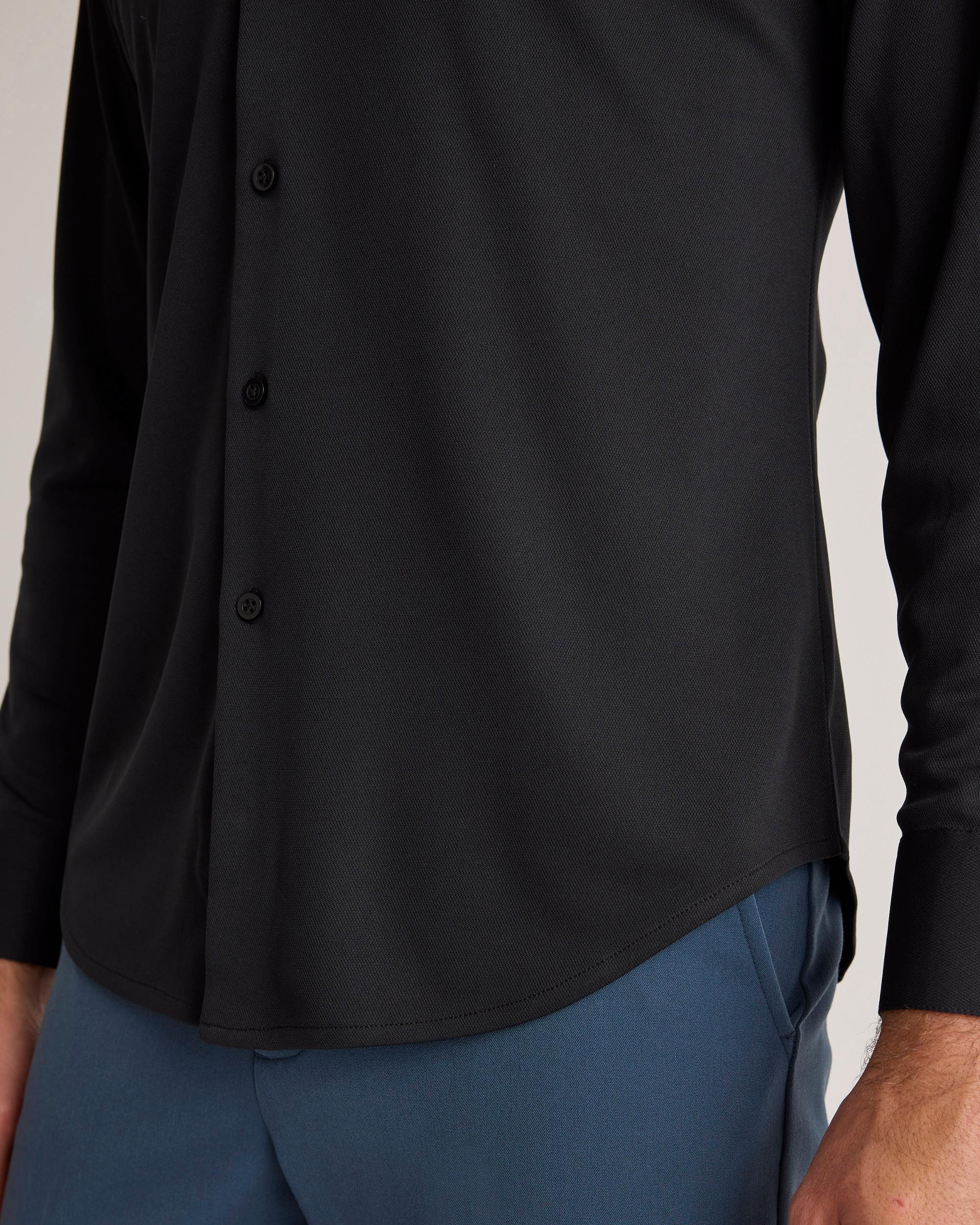 Quince | Men's Commuter Stretch Pique Long Sleeve Button Down 100% Polyester Product Image