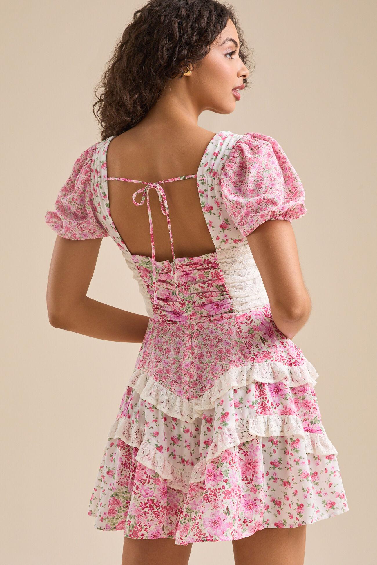 Aderny Floral Mini Dress Product Image