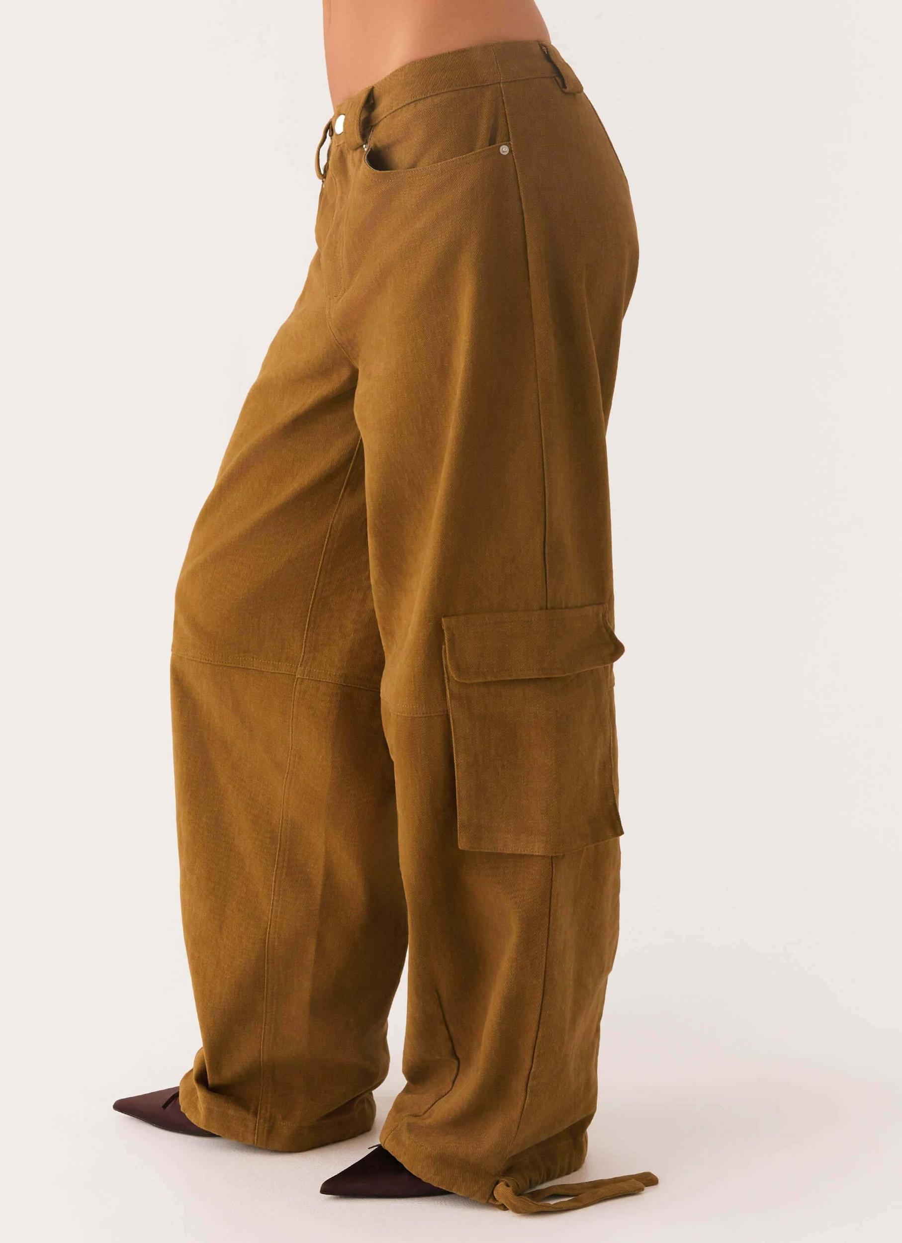Back In Time Cargo Pant - Brown Product Image