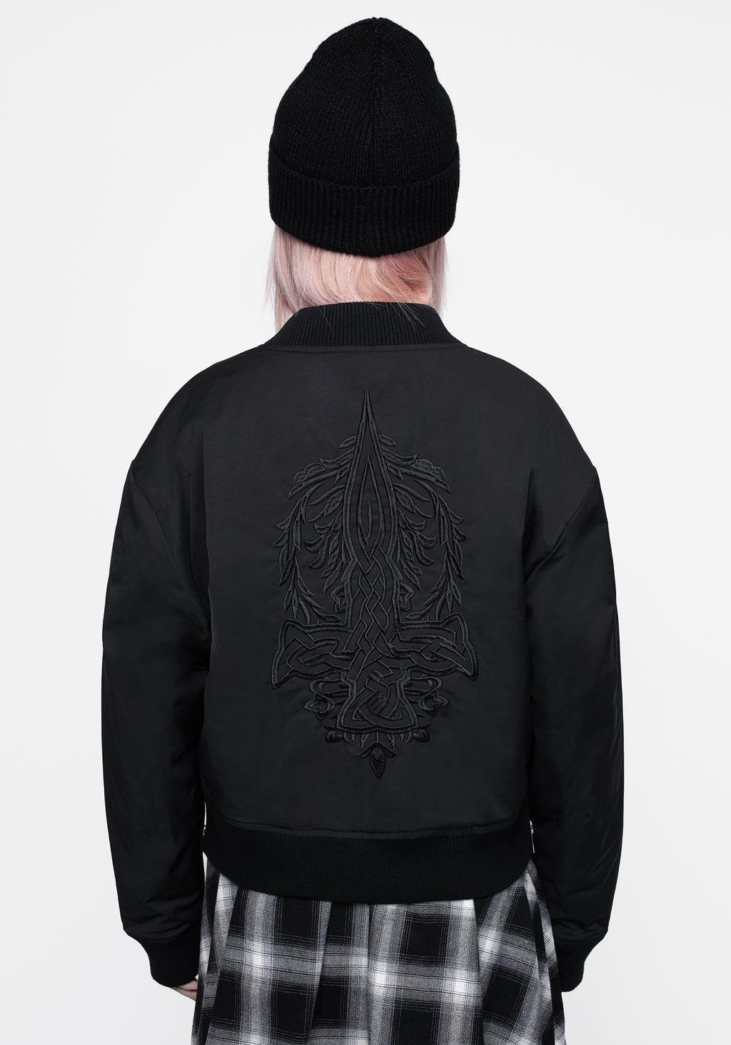 Daine Embroidered Bomber Jacket Product Image